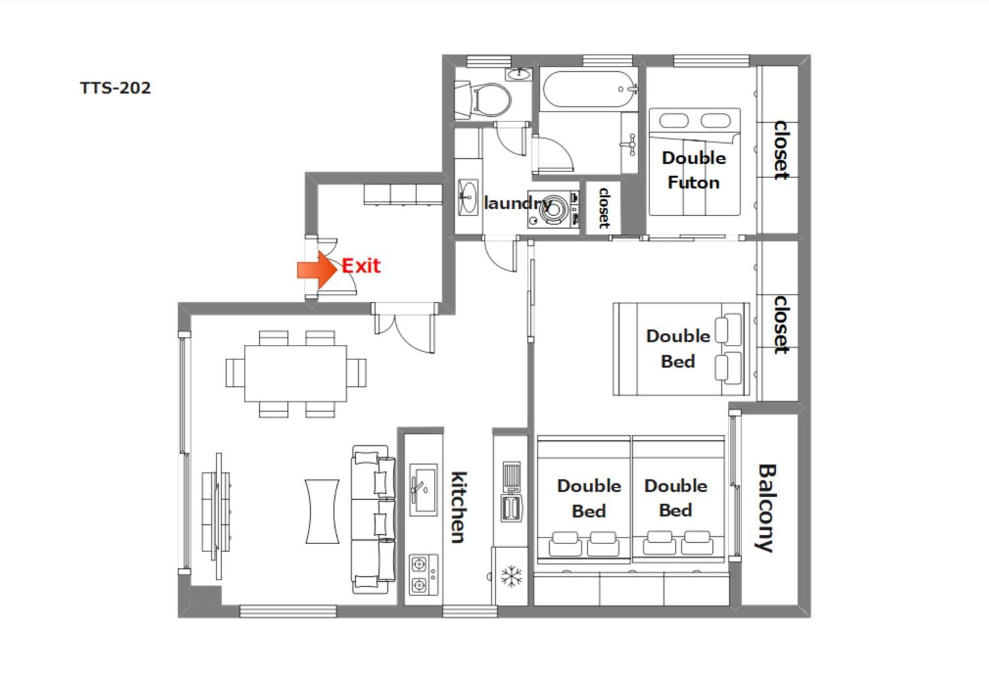 豊月荘 Toyotsuki Apartment Osaka Phòng bức ảnh